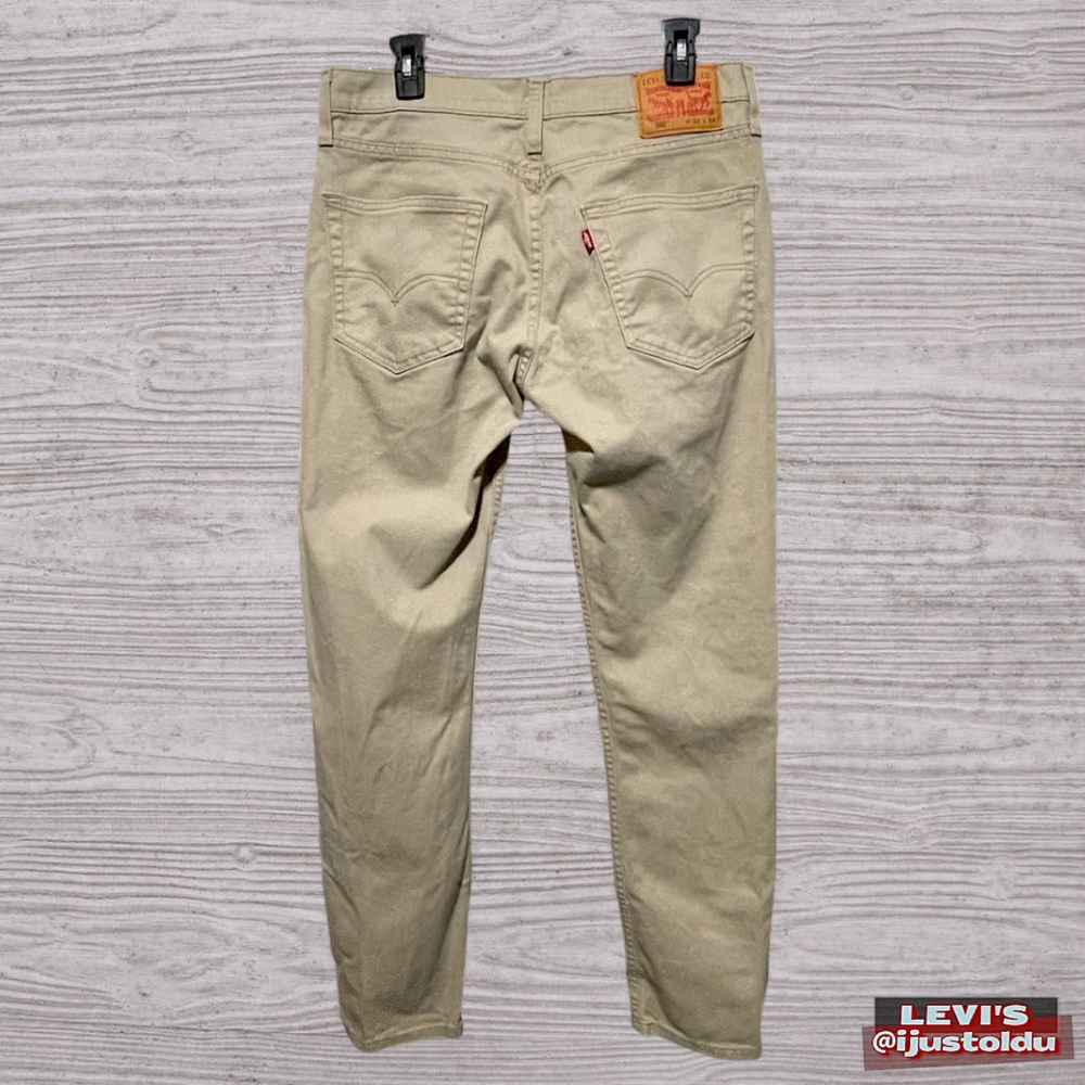 Levi's 502 Denim Jeans | Men's W32 - L34 | Beige, Slim Straight, Zip Fly - Picture 6 of 15